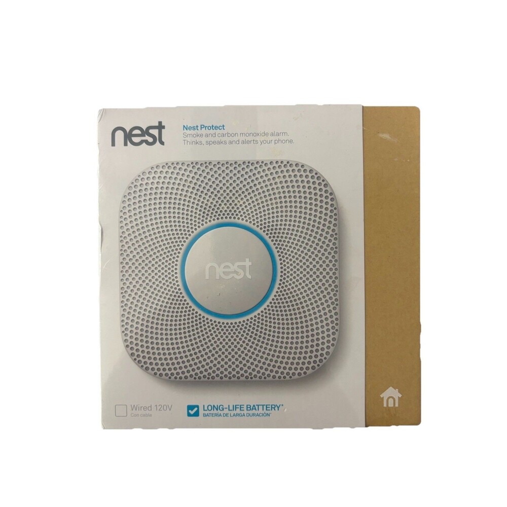 Google Nest Protect Smoke and Carbon Monoxide Alarm 2nd Gen- S3000BWES NEW